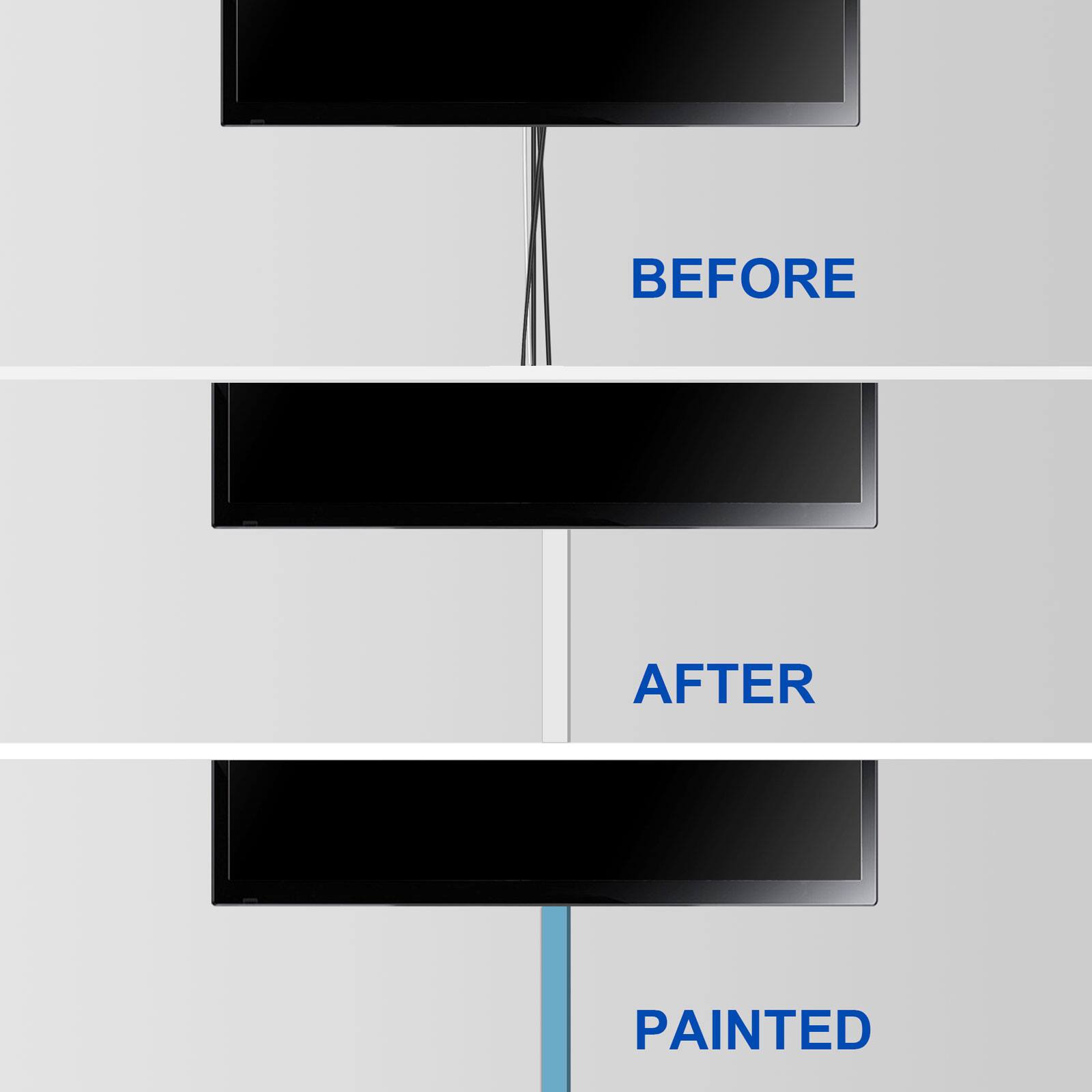 BEFORE  
AFTER  
PAINTED