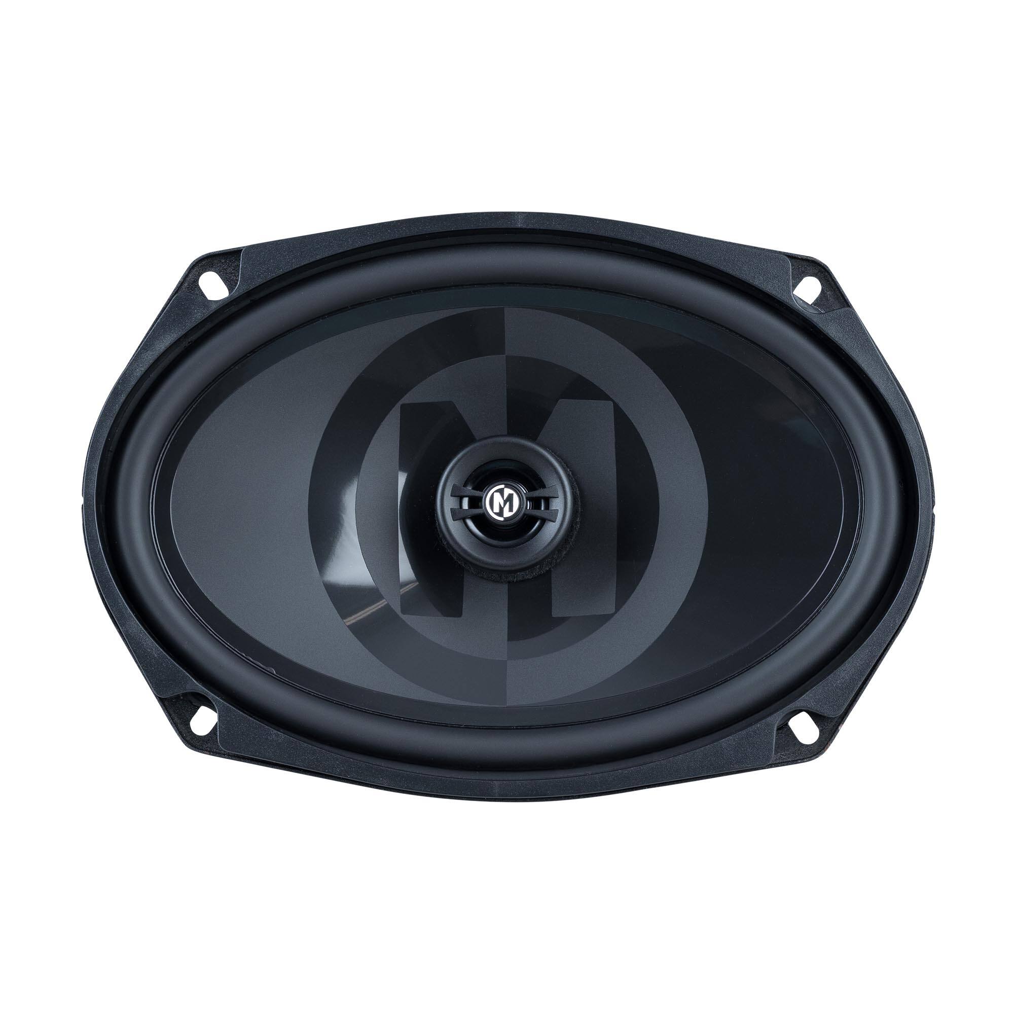 Alt View 1. Memphis Car Audio - Memphis PRX69S 6x9" 2Ω shallow 2-way with low pro Tweeter - Black/Gray.
