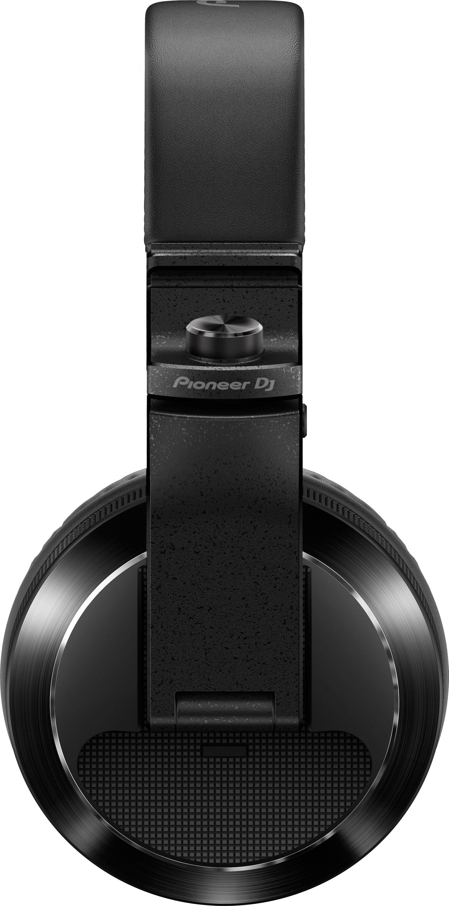 Back. Pioneer DJ - Professional Over-Ear DJ Headphones, Includes Coiled Cable & Straight Cable - Black.