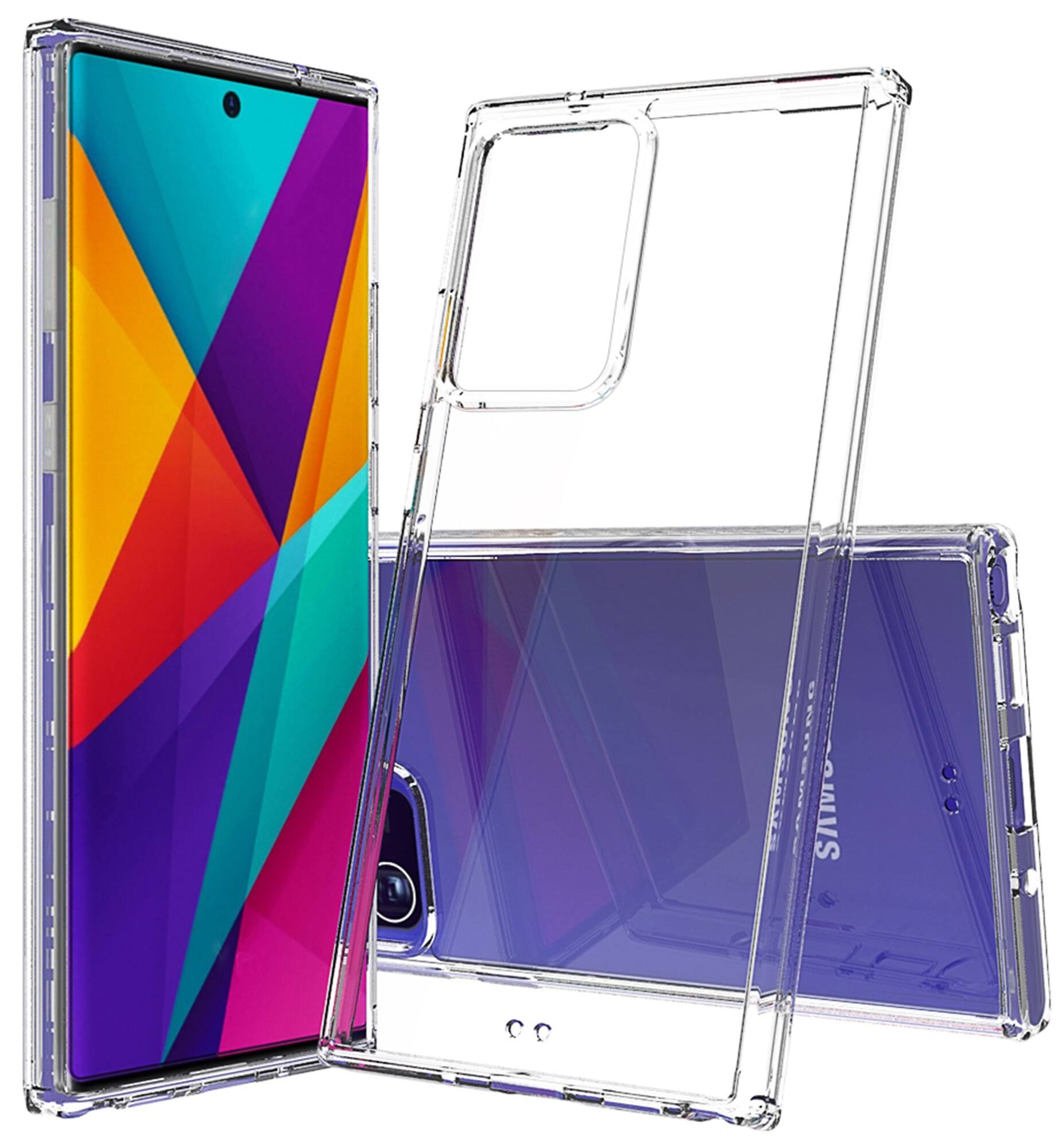 Front. Nakedcellphone - Clear Case for Samsung Galaxy Note 20 Ultra - Clear.