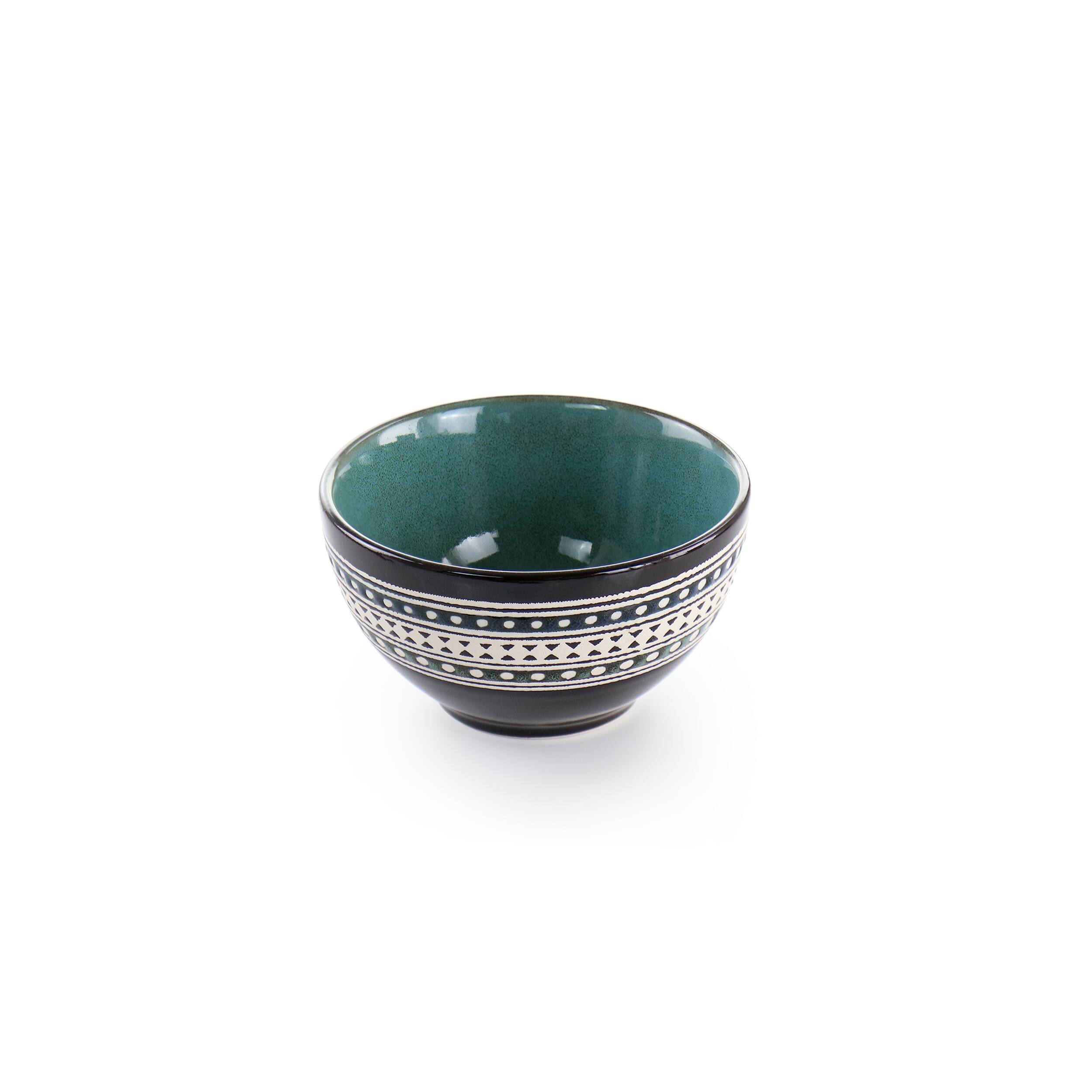 Alt View 5. Elama - Elama Blue Sage 16 Piece Double Bowl Stoneware Dinnerware Set in Blue - Blue.