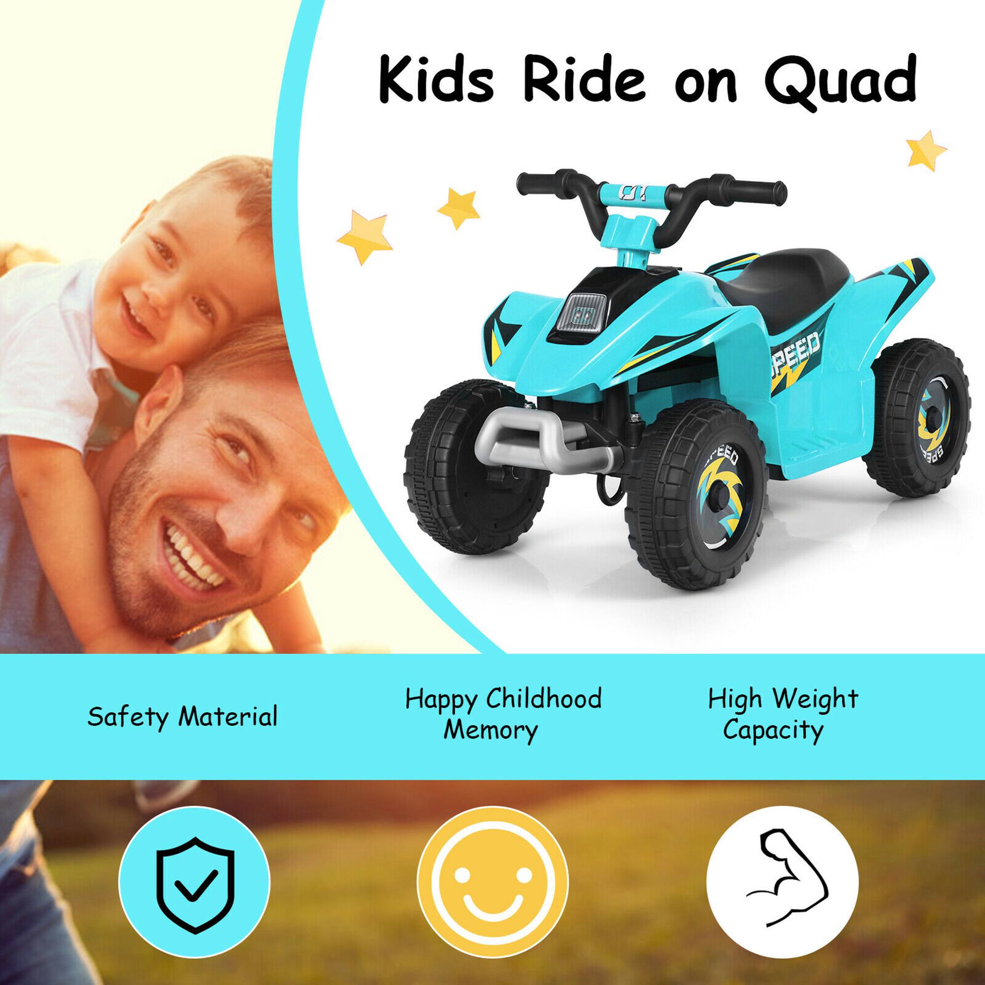Kids Ride on Quad

- Safety Material
- Happy Childhood Memory
- High Weight Capacity