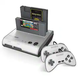 RetroDuo Dual 2-in-1 Retro Console for SNES & NES Games - /Black