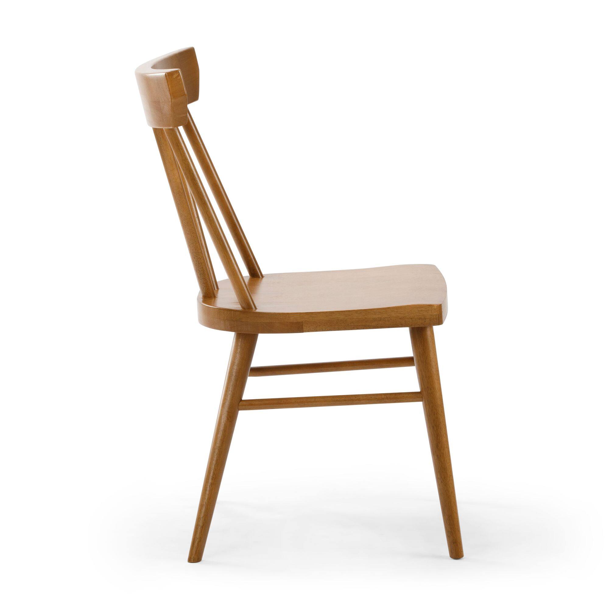 Alt View 5. Plank+Beam - Two 2-Packs of the Windsor Dining Chair- Pecan - Pecan.