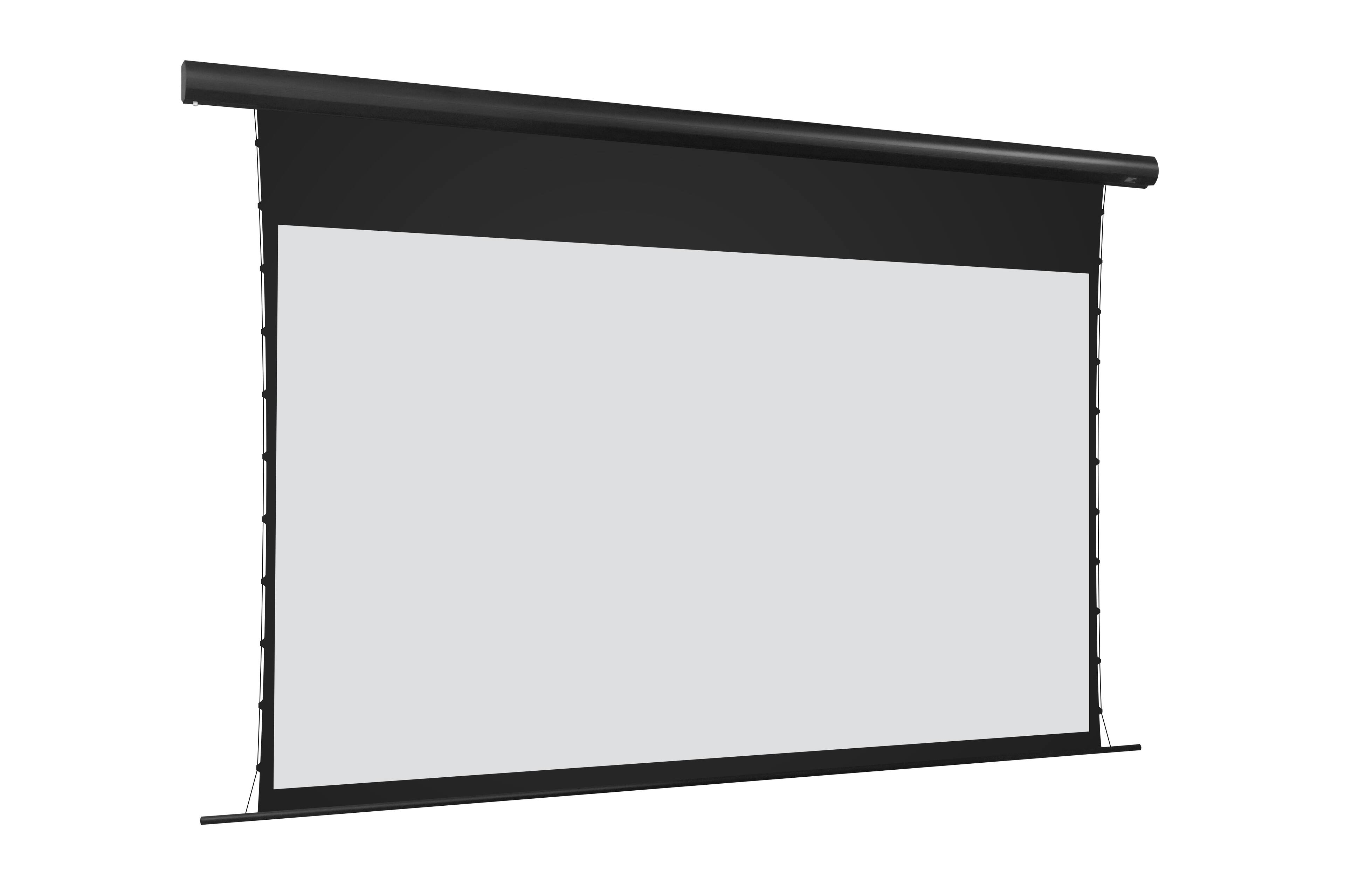 Alt View 5. Elite Screens - Yard Master Tab-Tension 2 Wireless Front/Rear Projection Outdoor Screen,138" diag.,16:9,RF Remote,OMS138HT-ELEDUAL-BAT - Black.