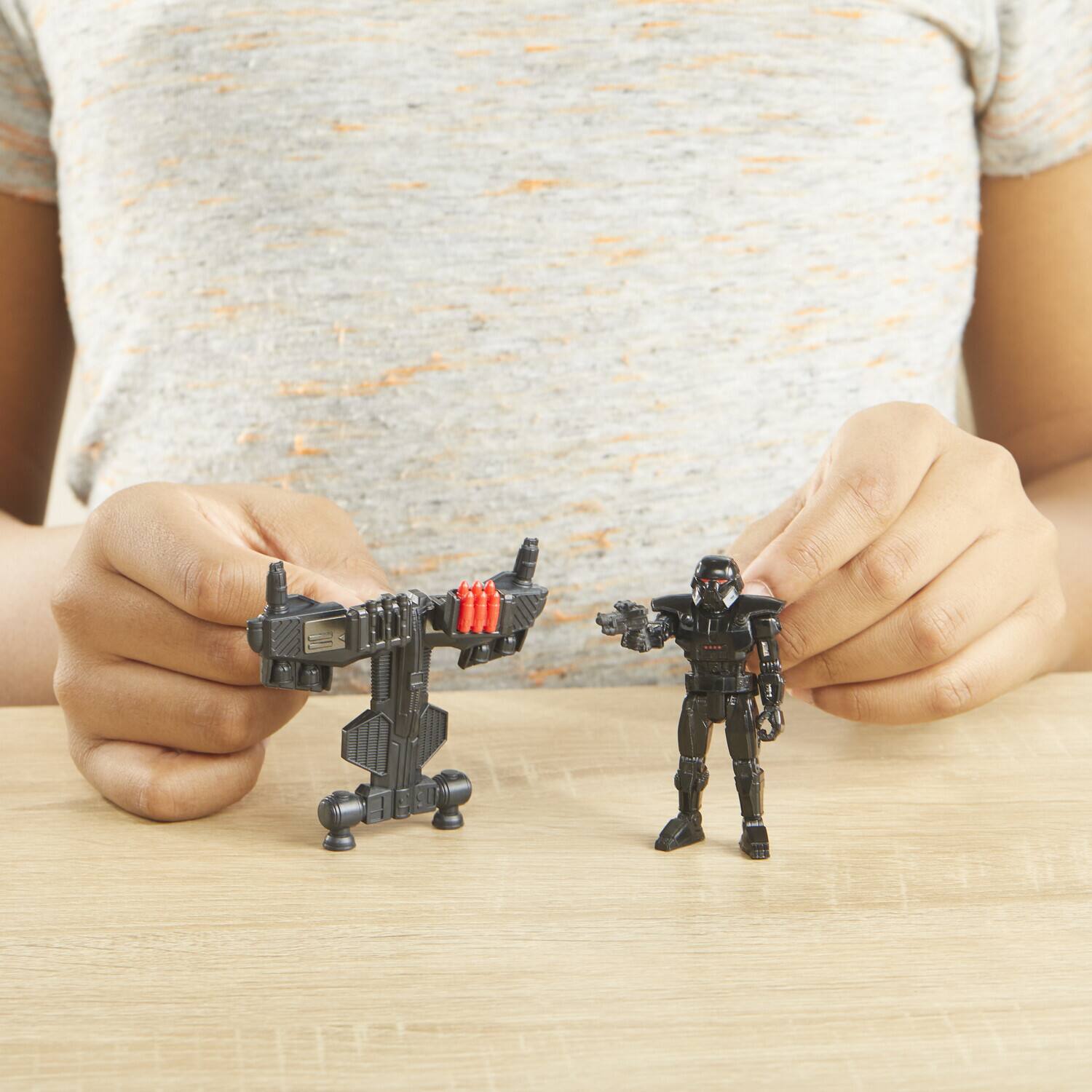 Alt View 2. Hasbro - Hasbro Collectibles - Star Wars Mission Fleet Dark Trooper Attack from Above   - Collectibles - Multicolor.