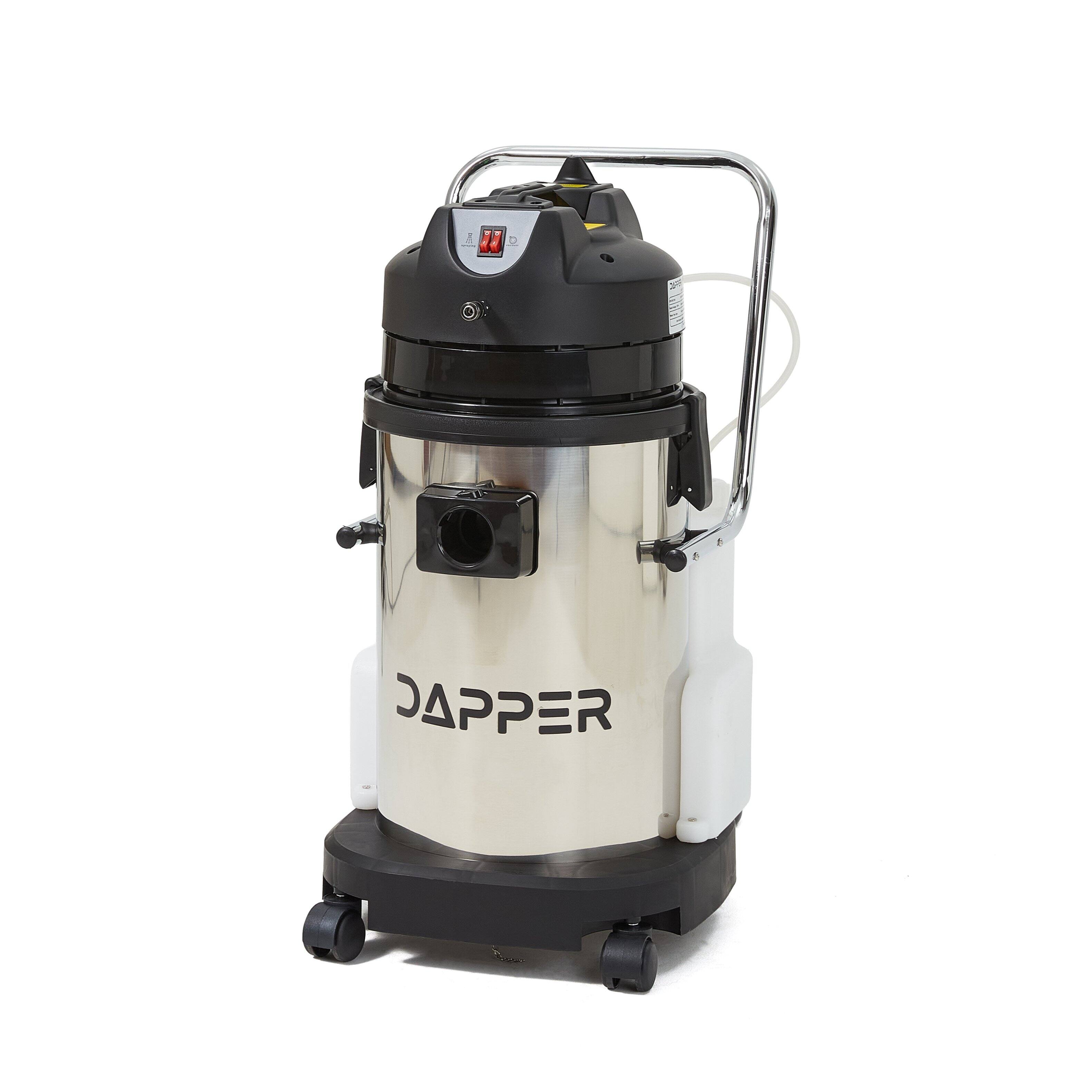 Alt View 7. Dapper Supply - Commercial 4-in-1 Wet/Dry Carpet Extractor, 100 PSI, 2.6 Gal. Solution, 8 Gal. Recovery Tank, 2-Year Warranty - Gray.