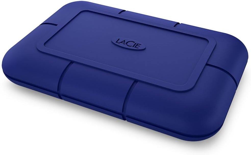 Alt View 7. Seagate - LaCie Rugged SSD Pro5 2TB, External SSD, Thunderbolt 5, speeds 6700/5300MB/s (STNA2000400) - Blue.