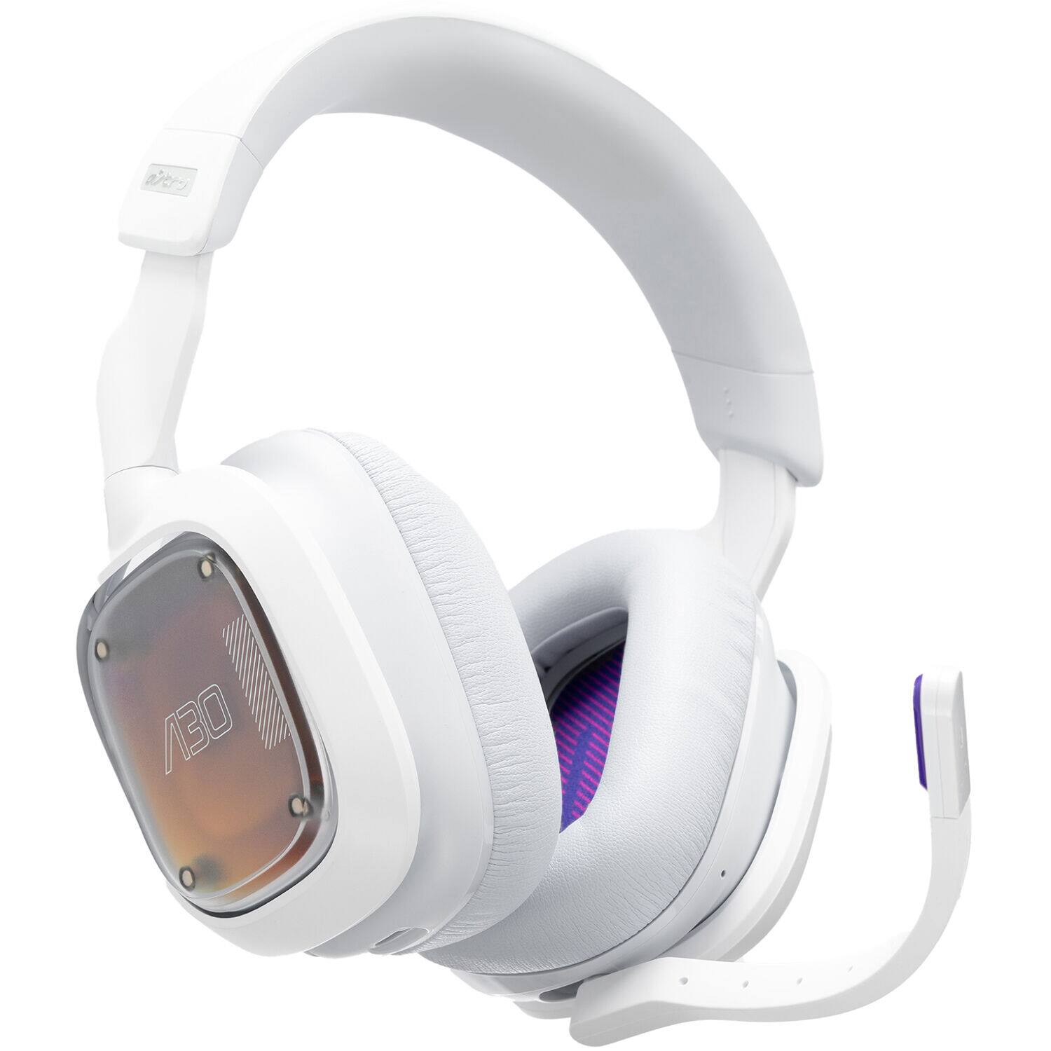 Alt View 1. Astro Gaming - ASTRO Gaming A30 Wireless Gaming Headset for PS5 (White) - White.