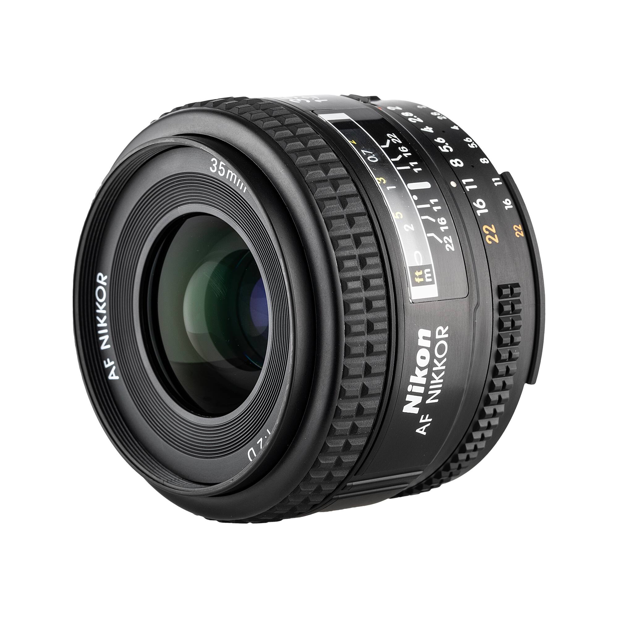 NIKKOR AF 35mm 35 az - 20 OE 7 N > 22 9 5.6 56 0.7 - 16 8 8 - 11 3 - 11 11 1 . 11 16 16 5 1 2 16 2 22 22 2 0 ft m Nikon NIKKOR AF