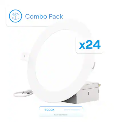 Combo Pack x24 - 6000K LIGHT APPEARANCE COOL LIGHT