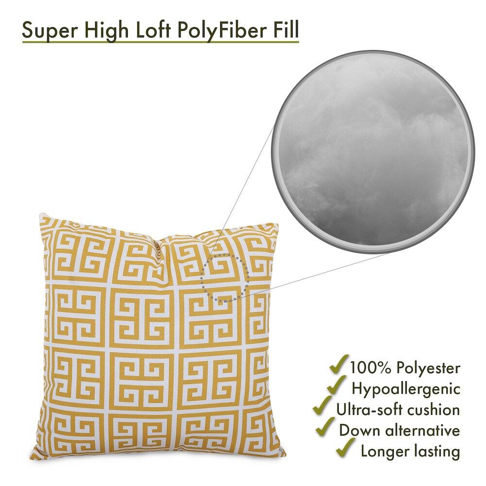 Super High Loft PolyFiber Fill

- 100% Polyester
- Hypoallergenic
- Ultra-soft cushion
- Down alternative
- Longer lasting