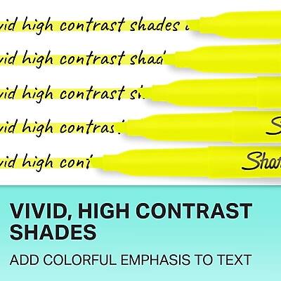 Vivid high contrast shades add colorful emphasis to text.