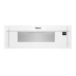 Whirlpool - 1.1 Cu. Ft. Low Profile Over-the-Range Microwave Hood Combination - White