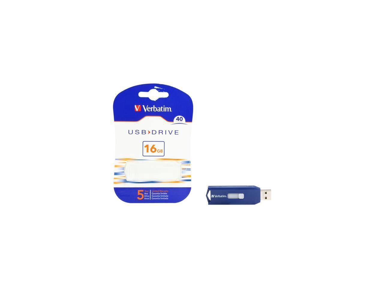 V Verbatim  
40 USB DRIVE  
16 GB  

Garante Emite 5 Anos  
Garantia Limitada  

Verbatim