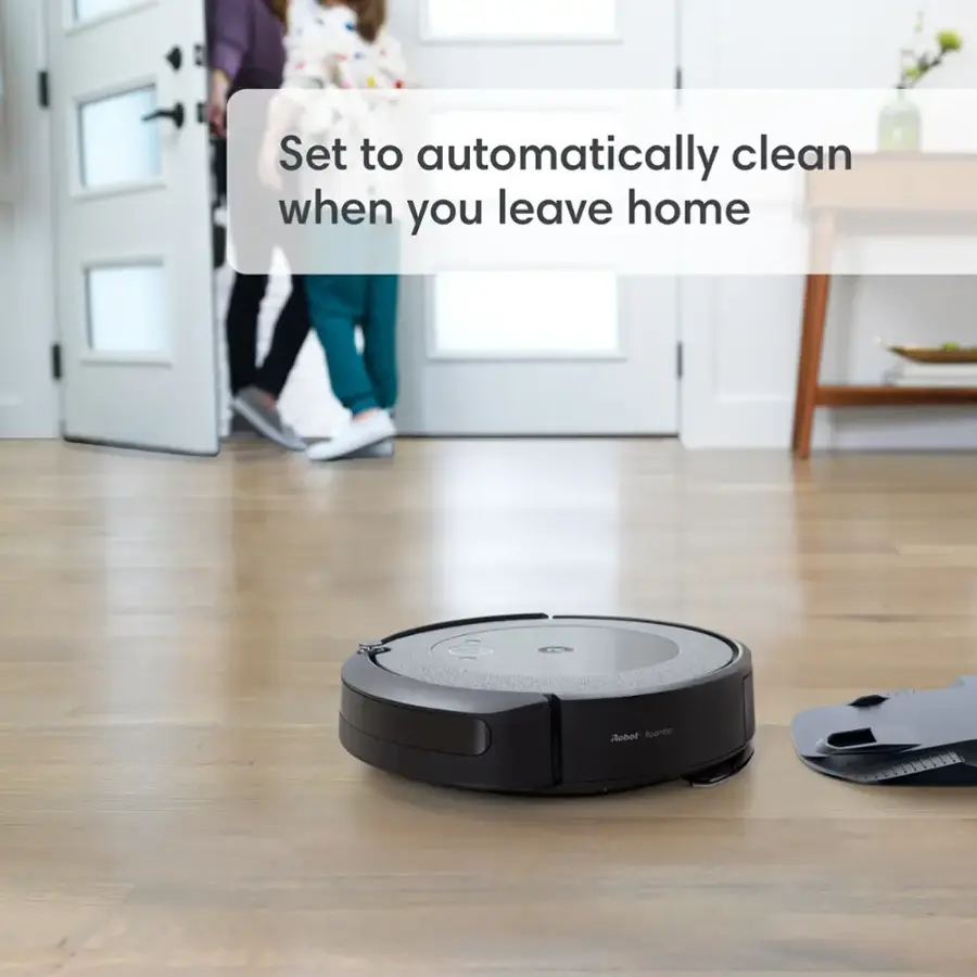 Set to automatically clean when you leave home with the Robol Roomba.