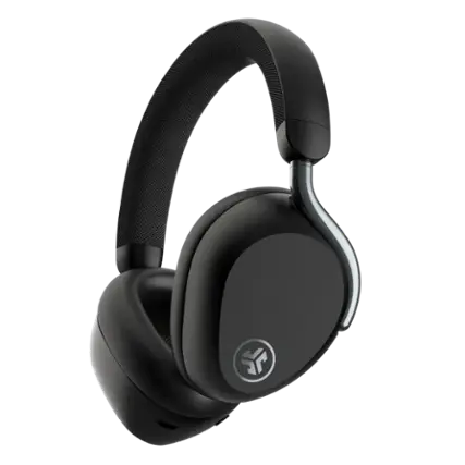 Front. JLab - Epic Lux Lab Edition ANC Wireless Over-Ear Headphones - Black.