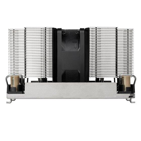 Angle. SilverStone - SST-XE02-4677B 2U small form factor server / workstation CPU cooler for Intel LGA4677/4710 sockets - Black.