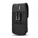 Back. LUXMO - LUXMO Large Vertical Universal Nylon Phone Pouch - Black - Black.