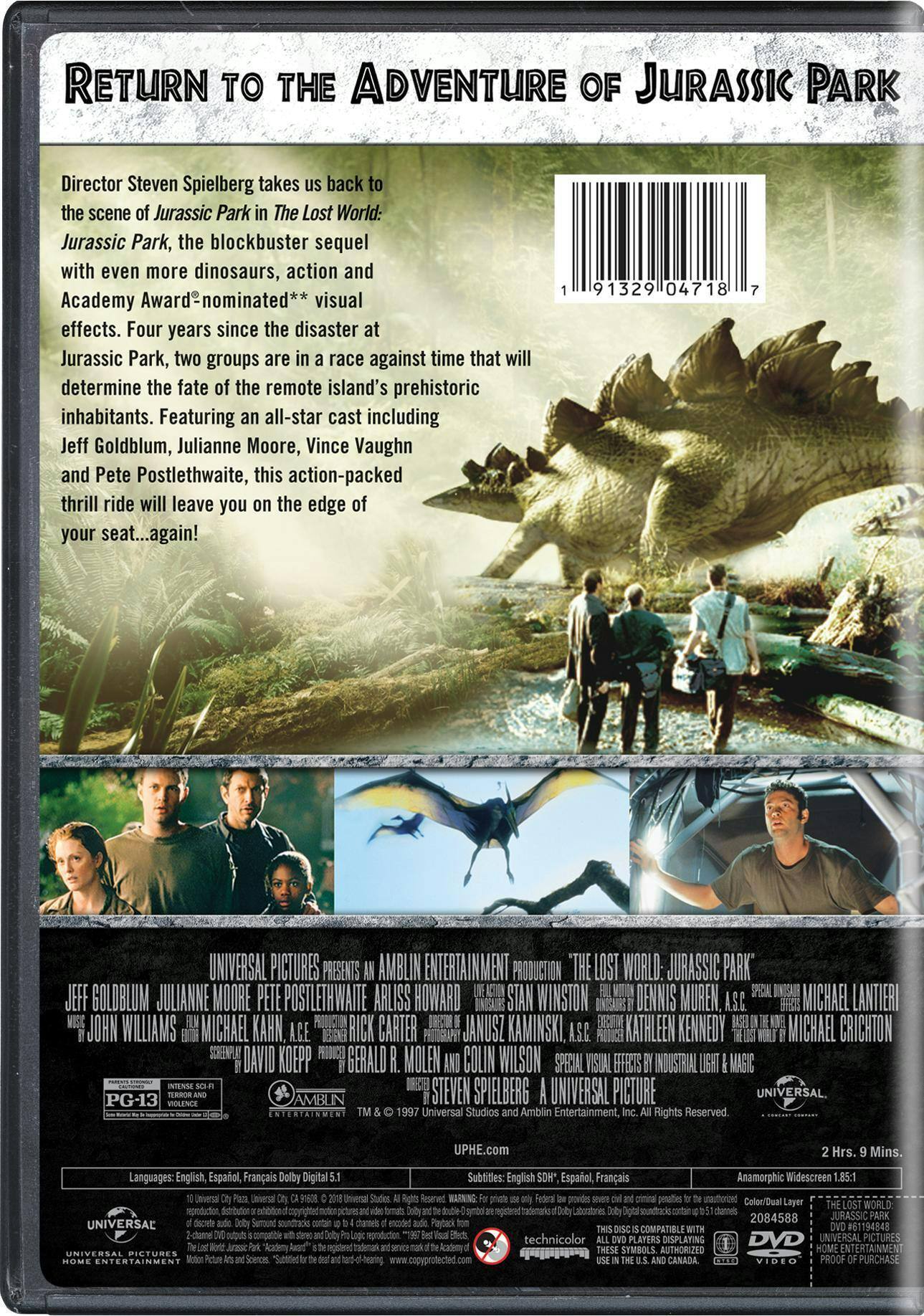 The Lost World Jurassic Park (DVD New Box Art) [DVD] [Standard