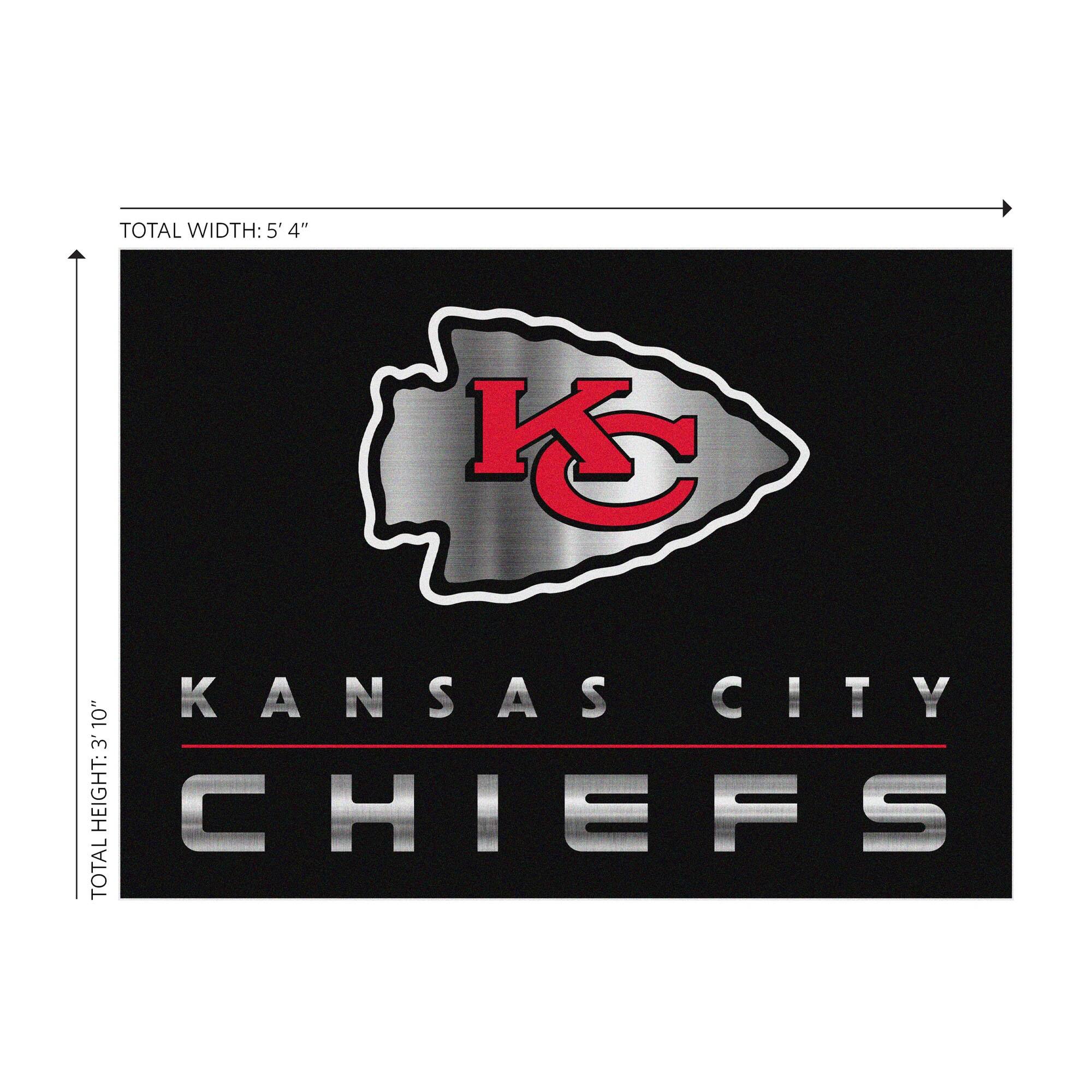 TOTAL WIDTH: 5' 4"  
KANSAS CITY  
CHIEFS  
TOTAL HEIGHT: 3' 10"