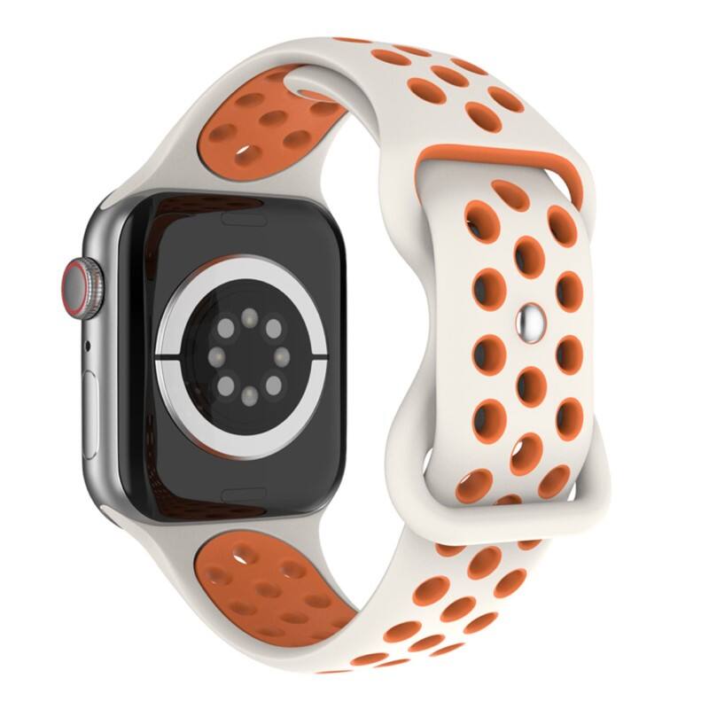 White & Orange