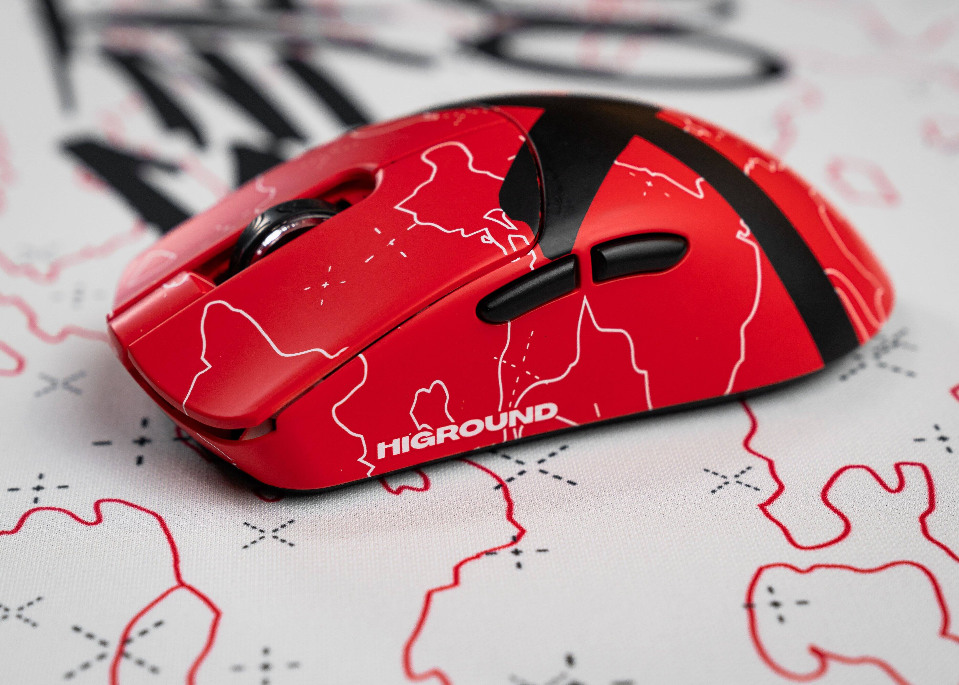 Alt View 7. Higround - Yuma Lightweight Wireless Optical Gaming Mouse with Hand-Applied Art - Wireless - 100 Theives - Team Issue.