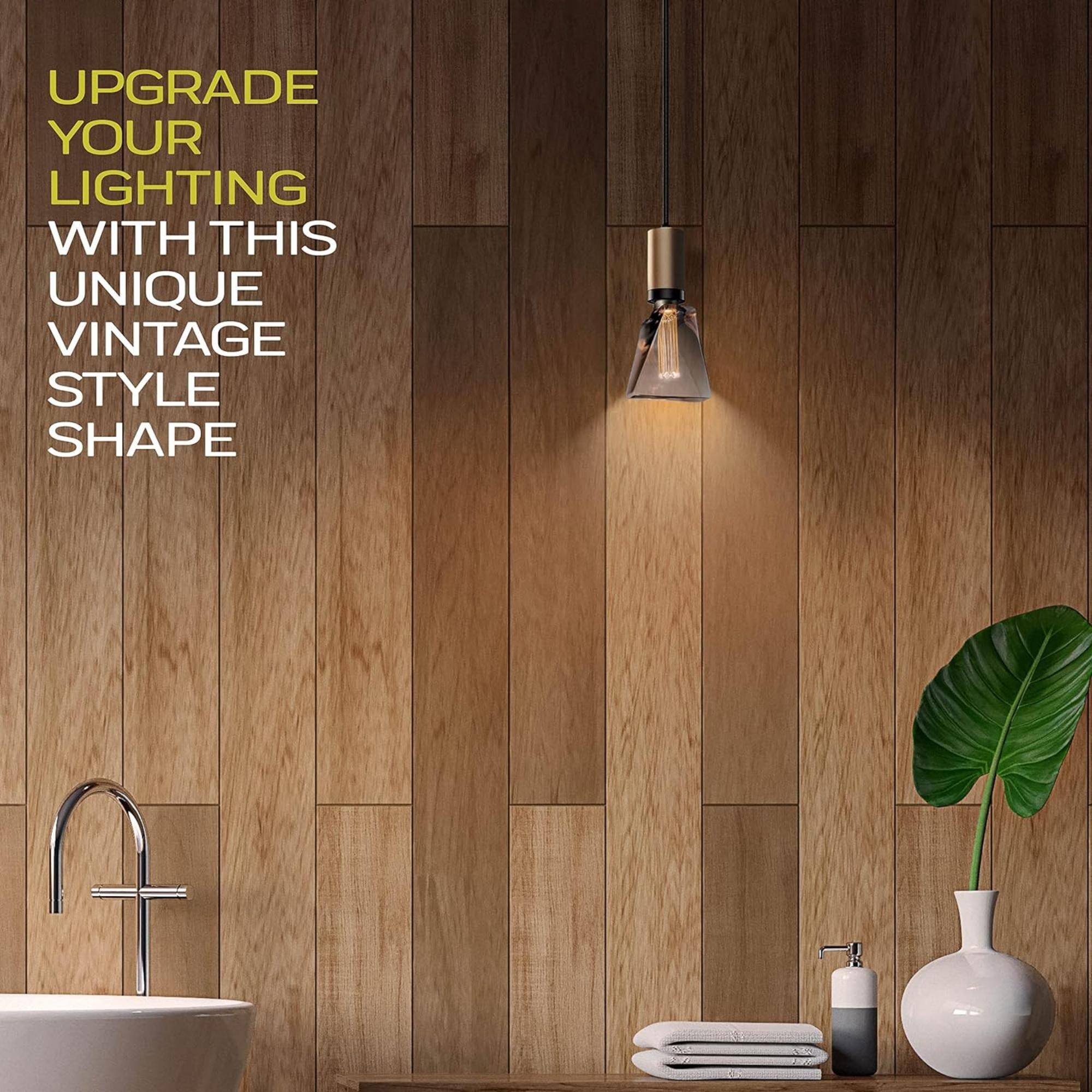 UPGRADE YOUR LIGHTING
WITH THIS UNIQUE VINTAGE STYLE SHAPE