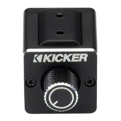 Front. KICKER - Kicker DBRC Dual Bass Remote Control for Kicker Amps & Powered Subs - Black.