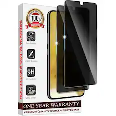 CUSTOMER 100% SATISFACTION GUARANTEE PREMIUM Zero Bubble GLASS Scratch Resistant 9H 9H Hardness PROTECTION ONE Ultra Crystal 99.99% Clear YEAR SCREEN WARRANTY PROTECTOR PREMIUM QUALITY