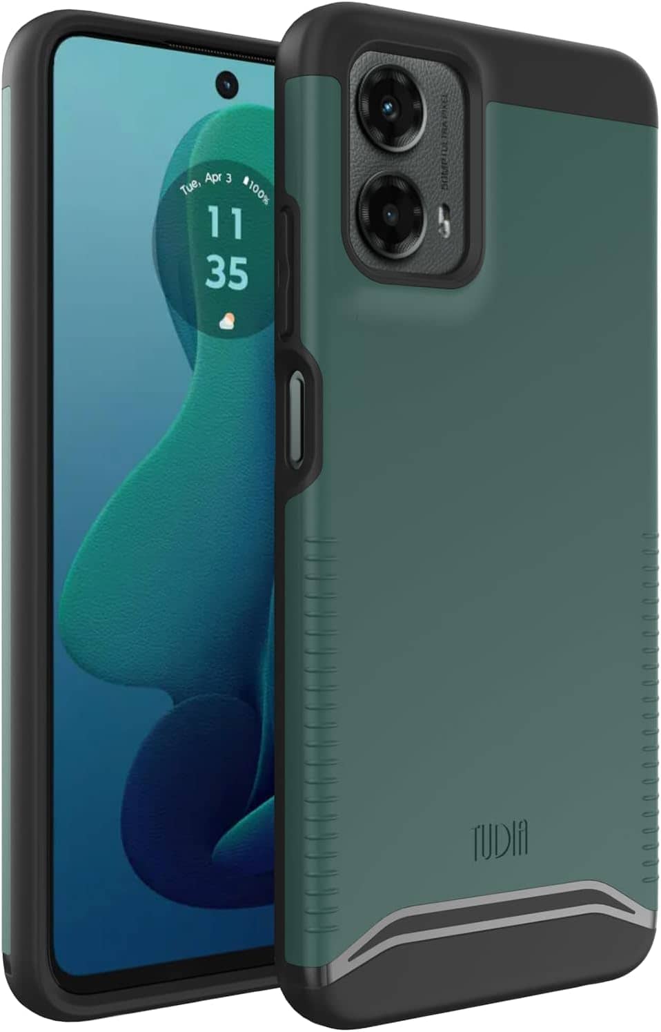 TUDIA - Merge Motorola Moto G 5G 2024 Case Dual Layer Phone Cover - Hunter Green