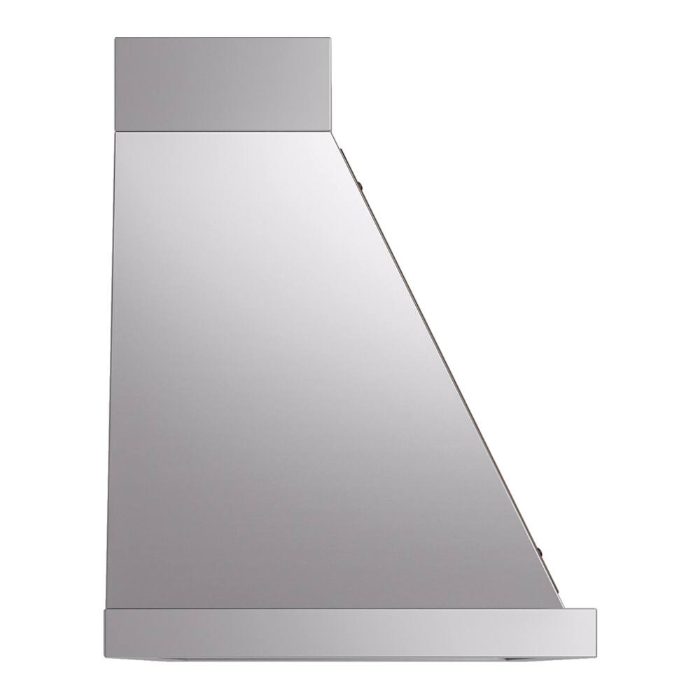 Alt View 2. ILVE - ILVE Nostalgie II Series 60 in. Noblesse Wall Mount Range Hood with 850 CFM (Burnished Trim) - Stainless Steel.