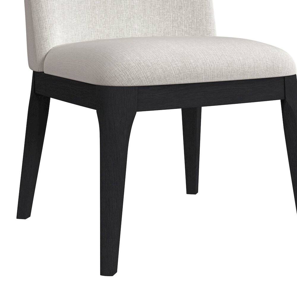 Angle. Picket House Furnishings - Camelot Dining Side Chair in Black - Black.