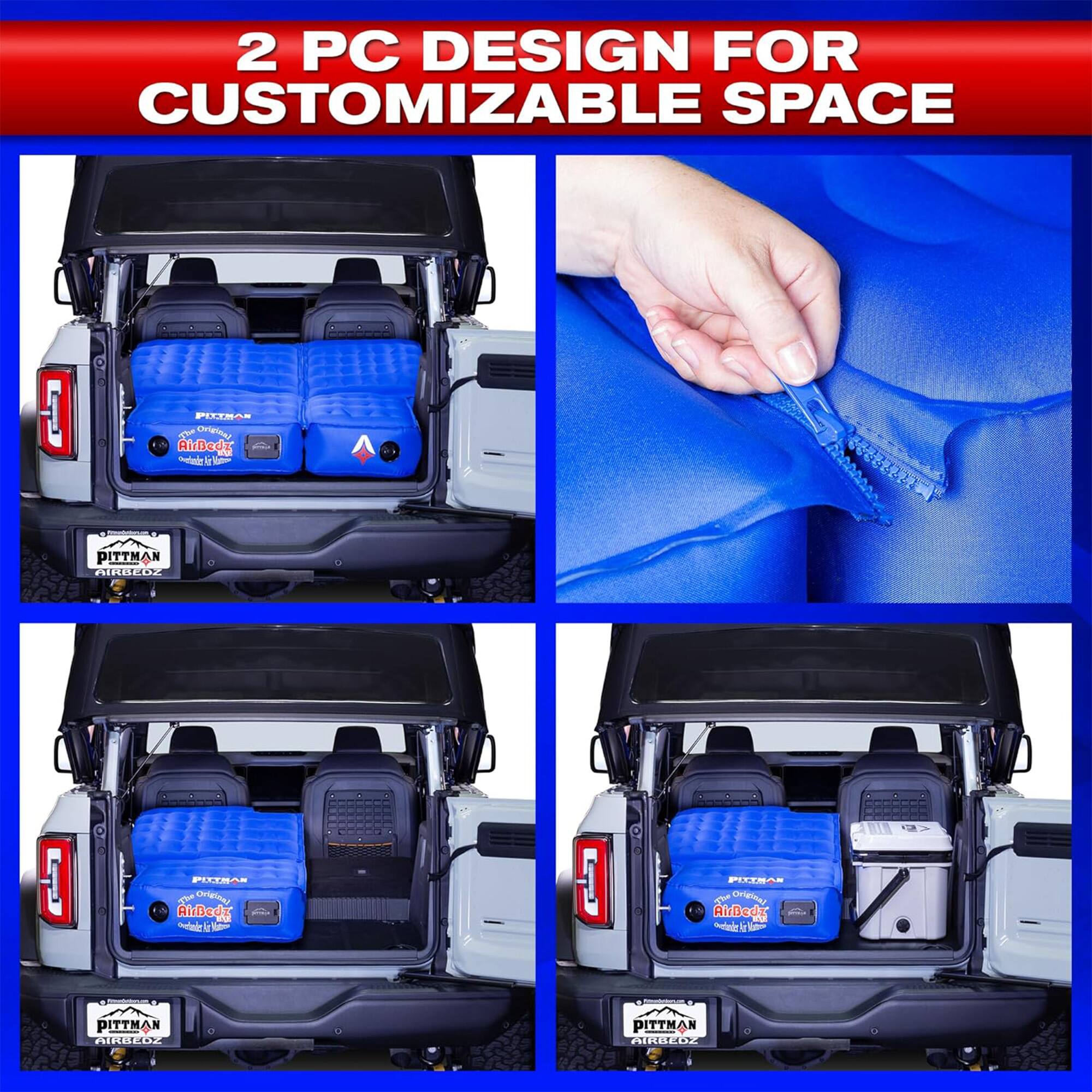 2 PC DESIGN FOR CUSTOMIZABLE SPACE

PITTMAN AIRBEDZ

PITTMAN AIRBEDZ