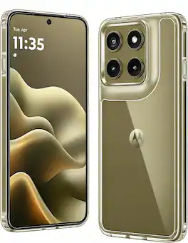 Equipd - Case for Motorola Edge 2026 (6.3") Shockproof, Drop-resistant, Ultra-thin Case - Transparent Clear