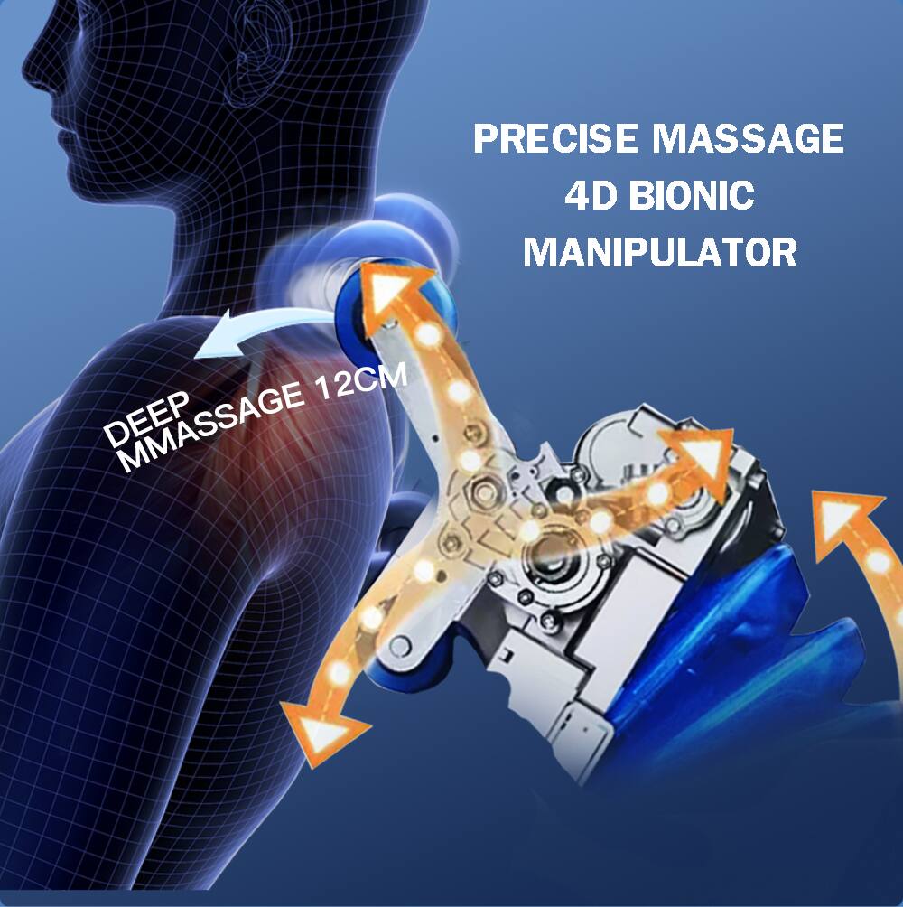 PRECISE MASSAGE  
4D BIONIC MANIPULATOR  

DEEP MASSAGE 12CM