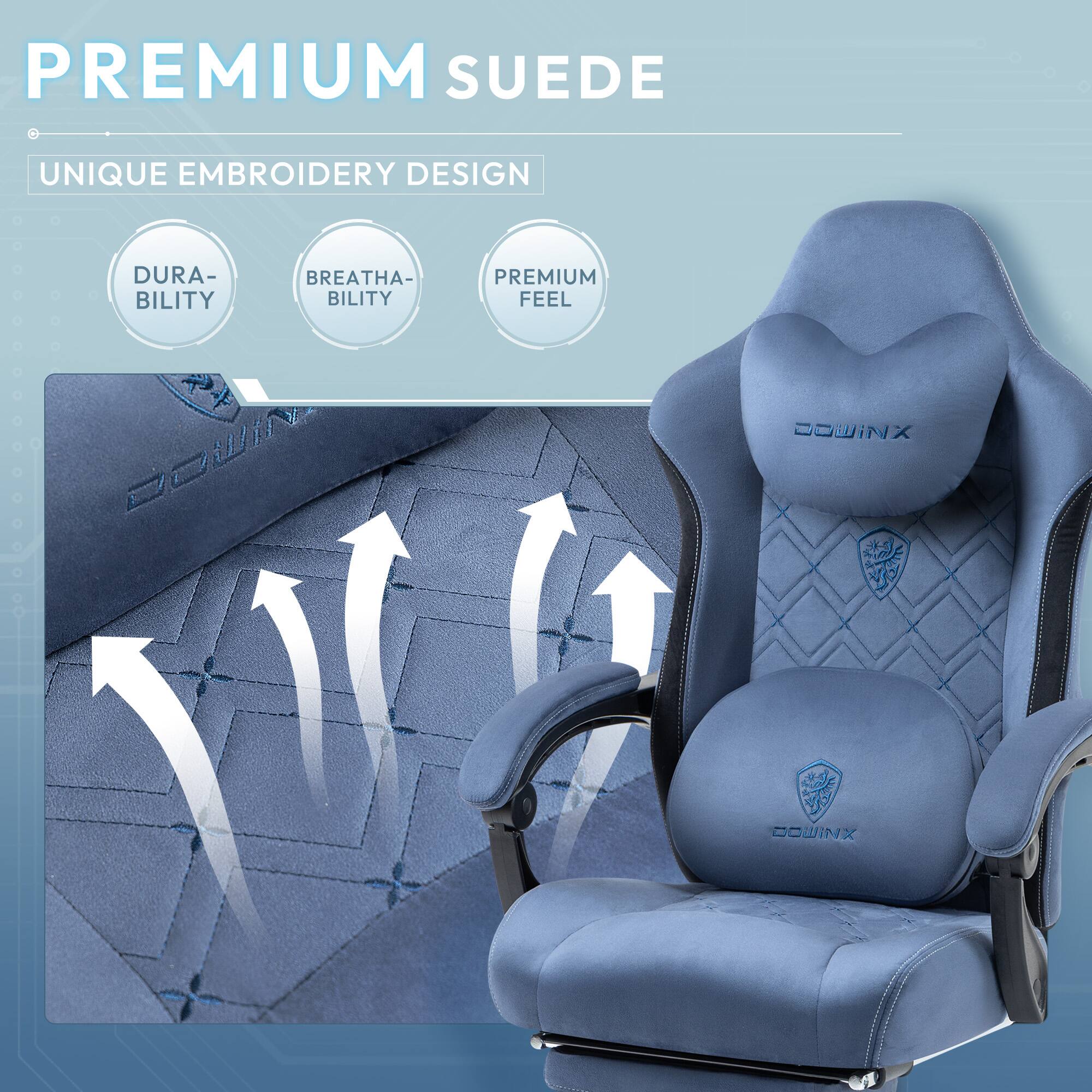 PREMIUM SUEDE  
UNIQUE EMBROIDERY DESIGN  
DURABILITY  
BREATHABILITY  
PREMIUM FEEL  
DOWINX