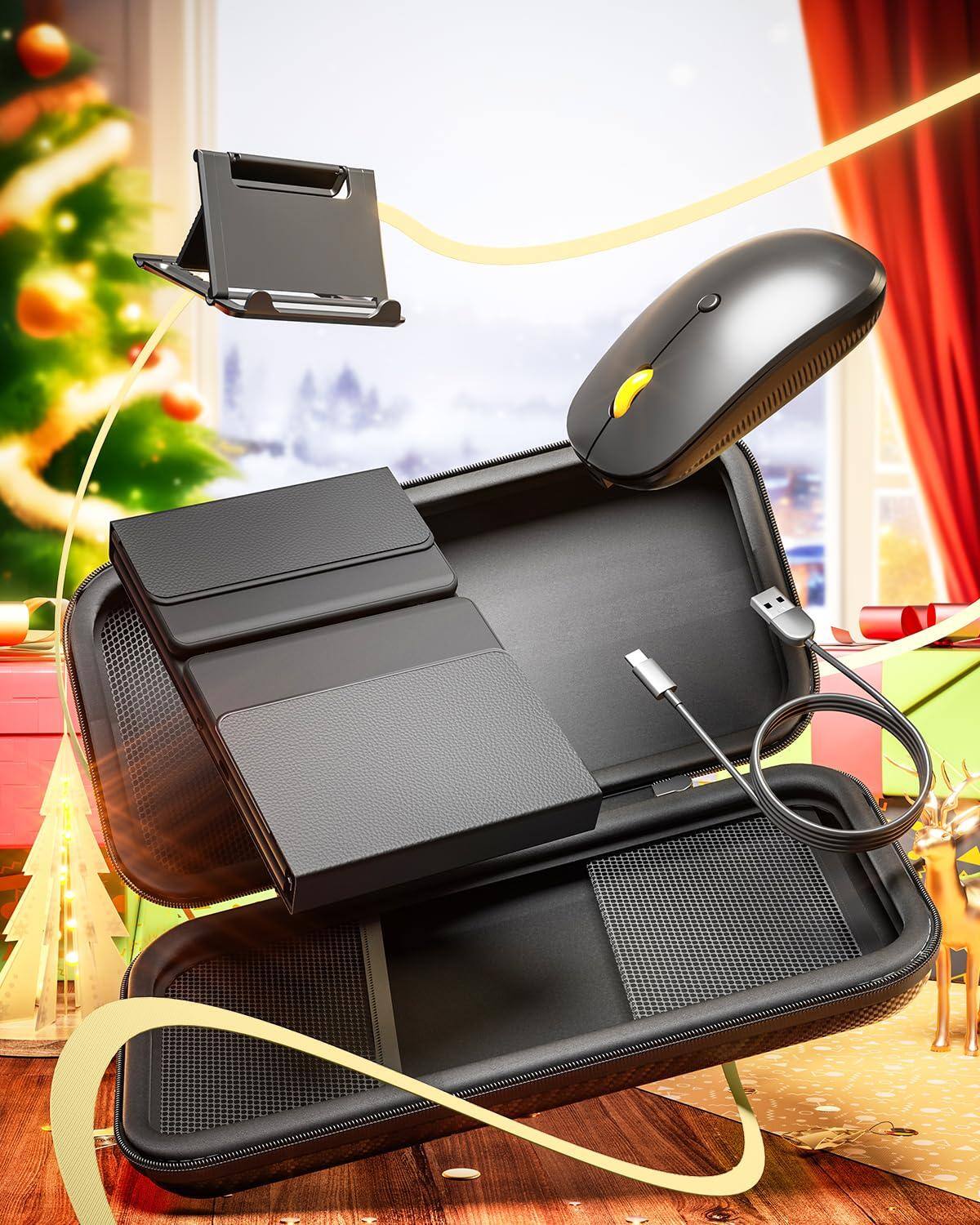 Alt View 6. METALTON - Foldable And Mouse Folding Combo Bt5 0 X 2 Portable Travel c Rechargeable For Ios Android Windows Os - Young Blue.