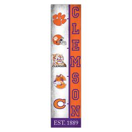 Fan Creations - Clemson Tigers 6" x 24" Progression Wood Sign - Multicolor
