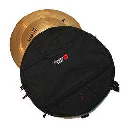 Gator - 24" Cymbal Backpack, with Padded Back, Straps and Carry Handle, Strong Reinforced Bottom and PVC Lined Interior