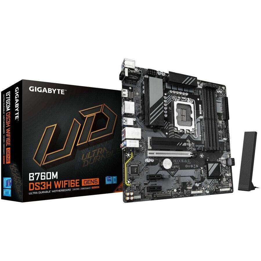 GIGABYTE B760M DS3H WIFI GENS ULTRA DURABLE MOTHERBOARD