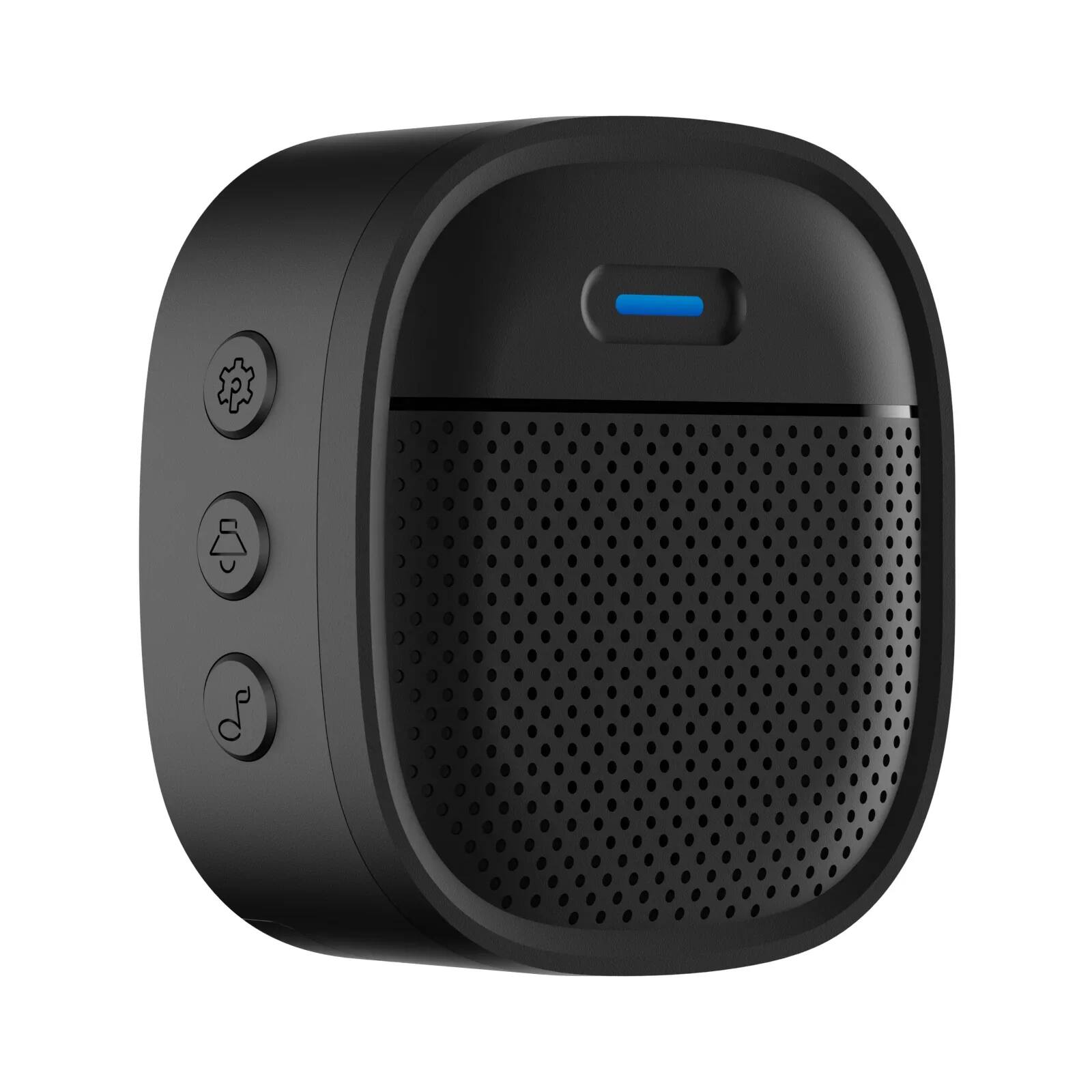 Alt View 1. XODO - VD2 Smart Wi-Fi 2K Wireless Video Doorbell with 2-Way Audio - Gray.