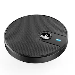 Cluzine - USB Omnidirectional Conference Microphone, 360° Pickup, AI Noise Cancelling, for Meetings & Video Calls