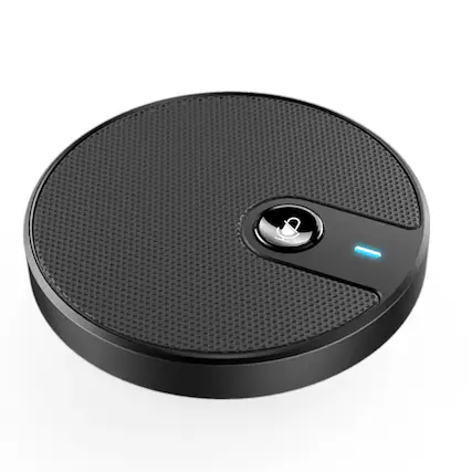 Front. Cluzine - USB Omnidirectional Conference Microphone, 360° Pickup, AI Noise Cancelling, for Meetings & Video Calls.