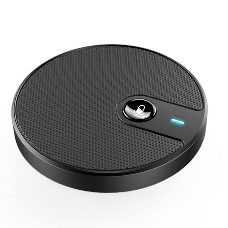 Front. Cluzine - USB Omnidirectional Conference Microphone, 360° Pickup, AI Noise Cancelling, for Meetings & Video Calls.