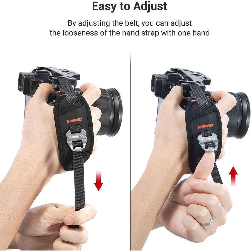 Easy to Adjust

By adjusting the belt, you can adjust the looseness of the hand strap with one hand