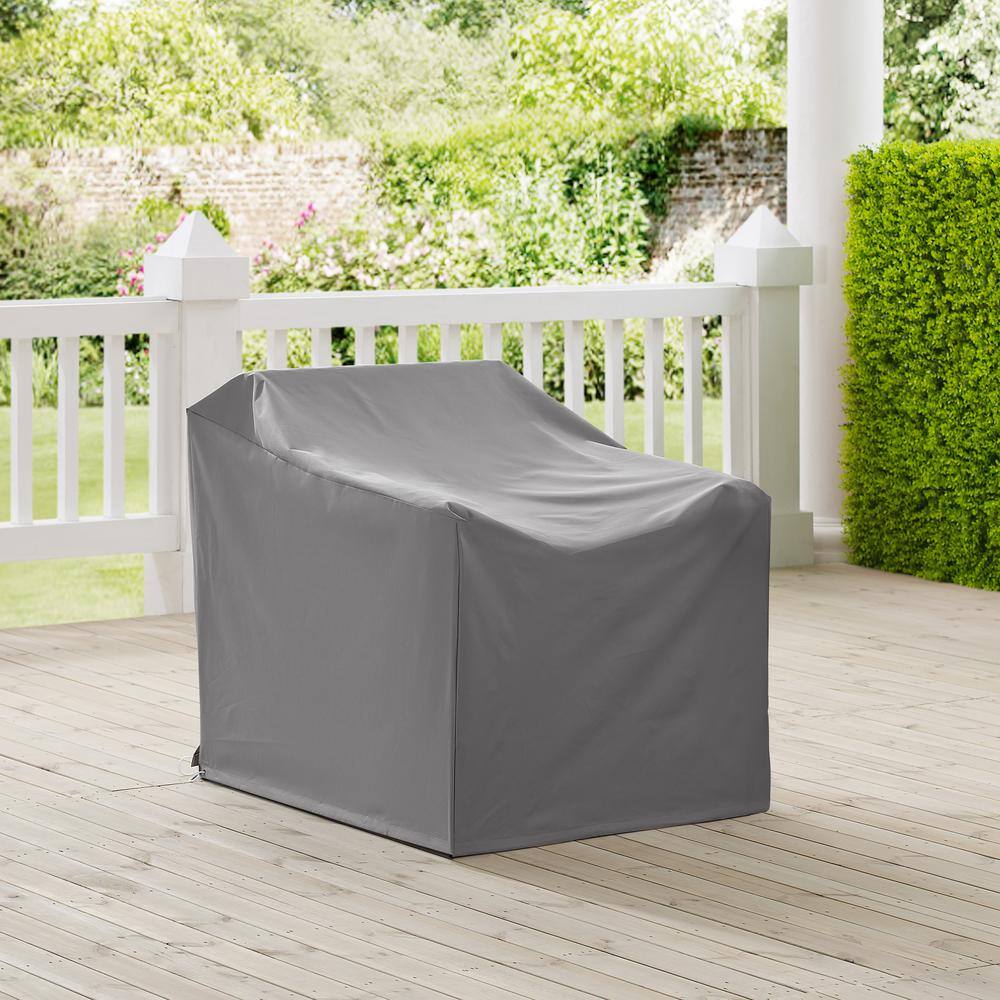 Alt View 2. Crosley Furniture - Outdoor Chair Furniture Cover - Gray.