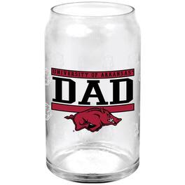 Indigo Falls - Arkansas Razorbacks 16oz. Dad Can Glass - Multicolor