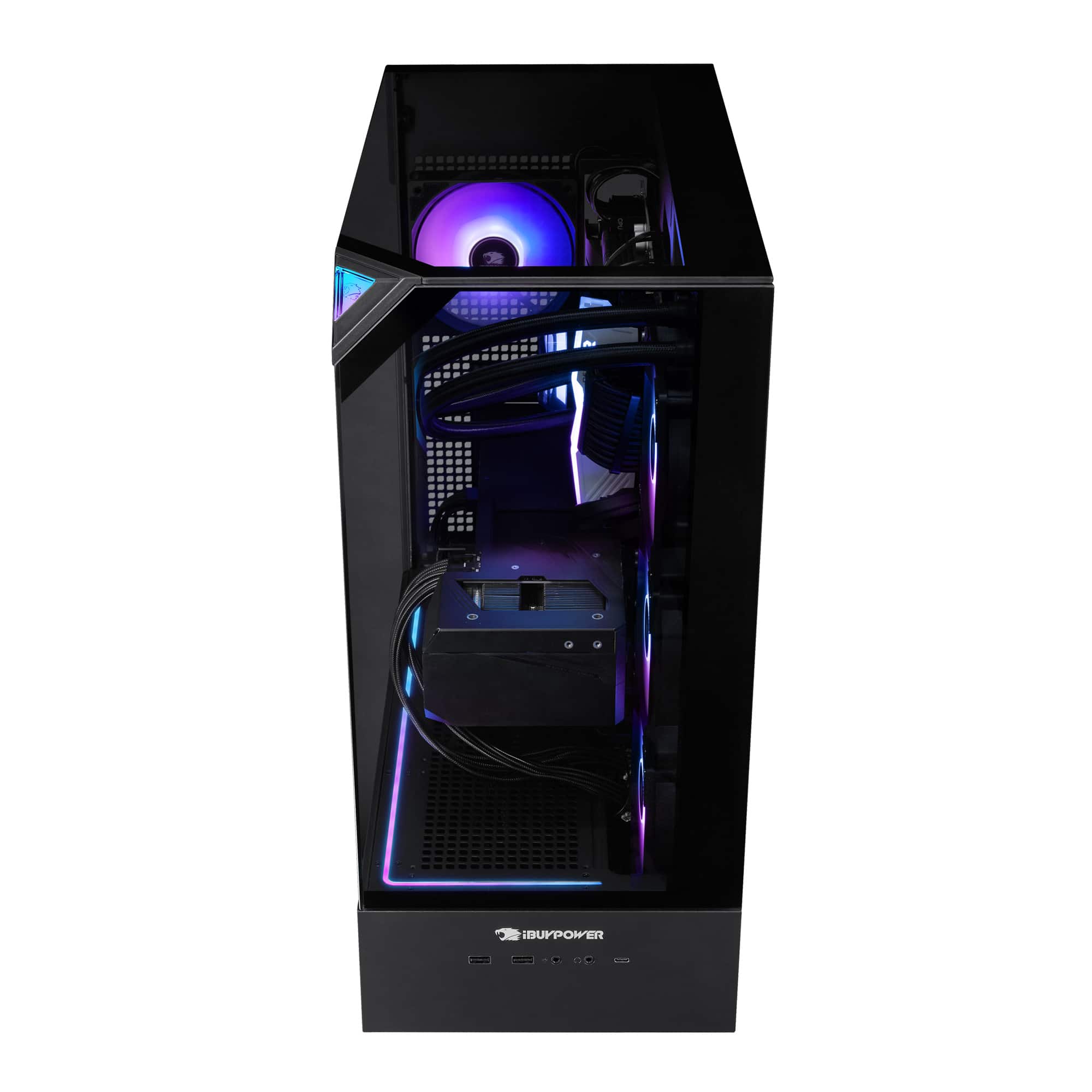 iBUYPOWER Element Gaming Desktop PC AMD Ryzen 7 9850X3D, AMD