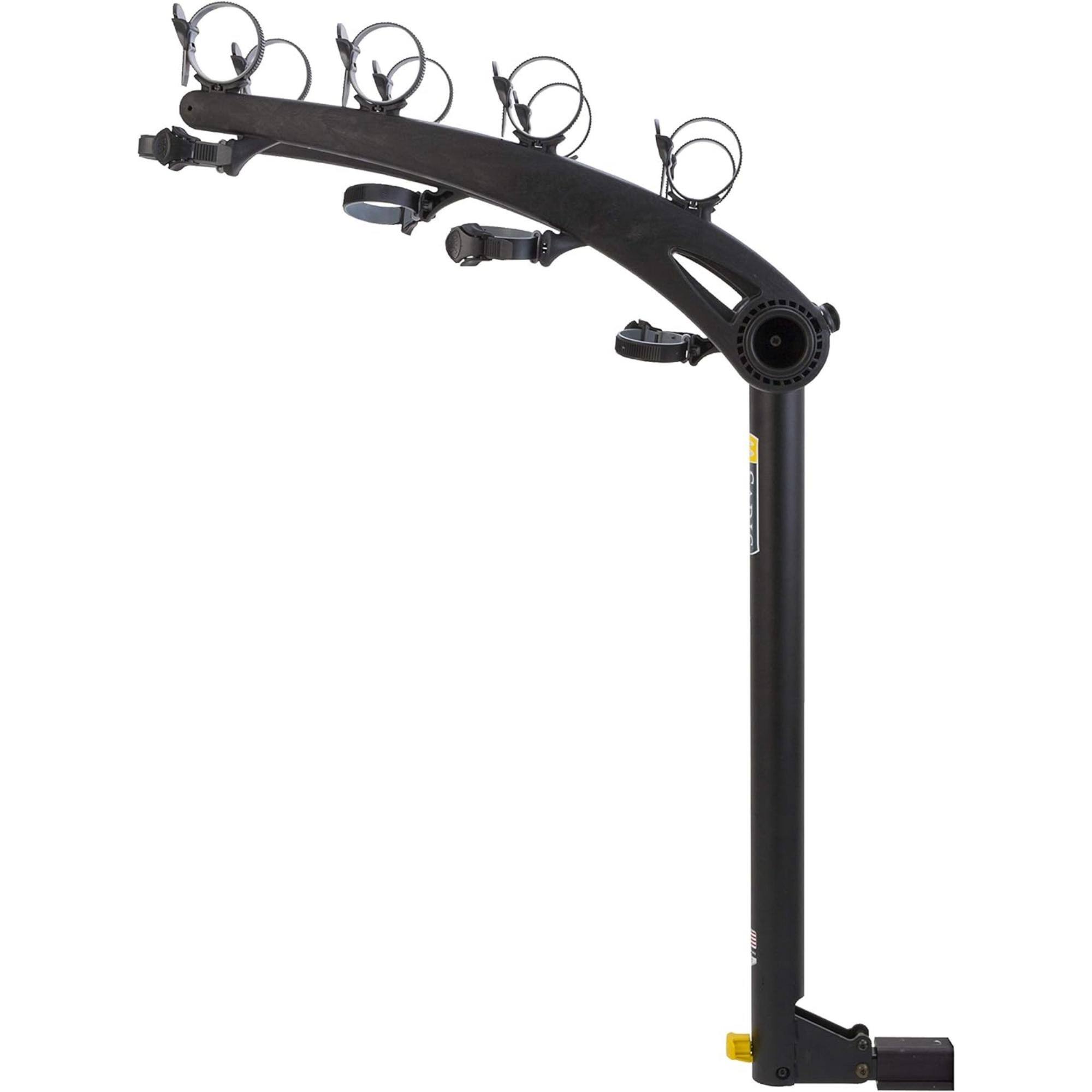 Front. Saris - Bones 4 Bike Hitch Rack,  Easy Fold Design Hitch Bike Rack with Tilting Base - Black.